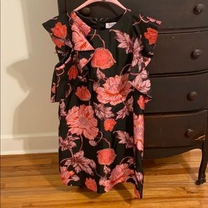 Ruffle Sleeve Belle by Badgley Mischka Dress